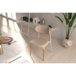 Venüs Ahşap-Metal Siyah Ayak Sandalye - Görsel 3