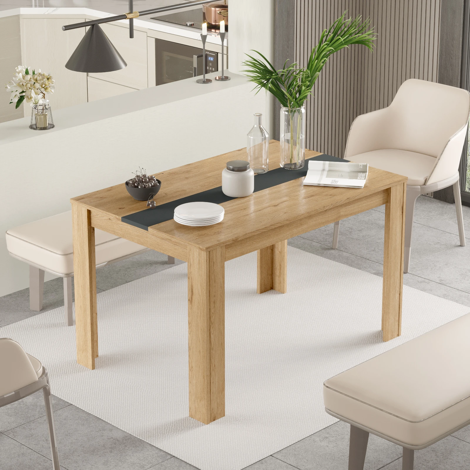 Future-Mutfak-ve-Yemek-Masasi-FR21-SA-1 Future Mutfak ve Yemek Masası FR21-SA - Görsel 1