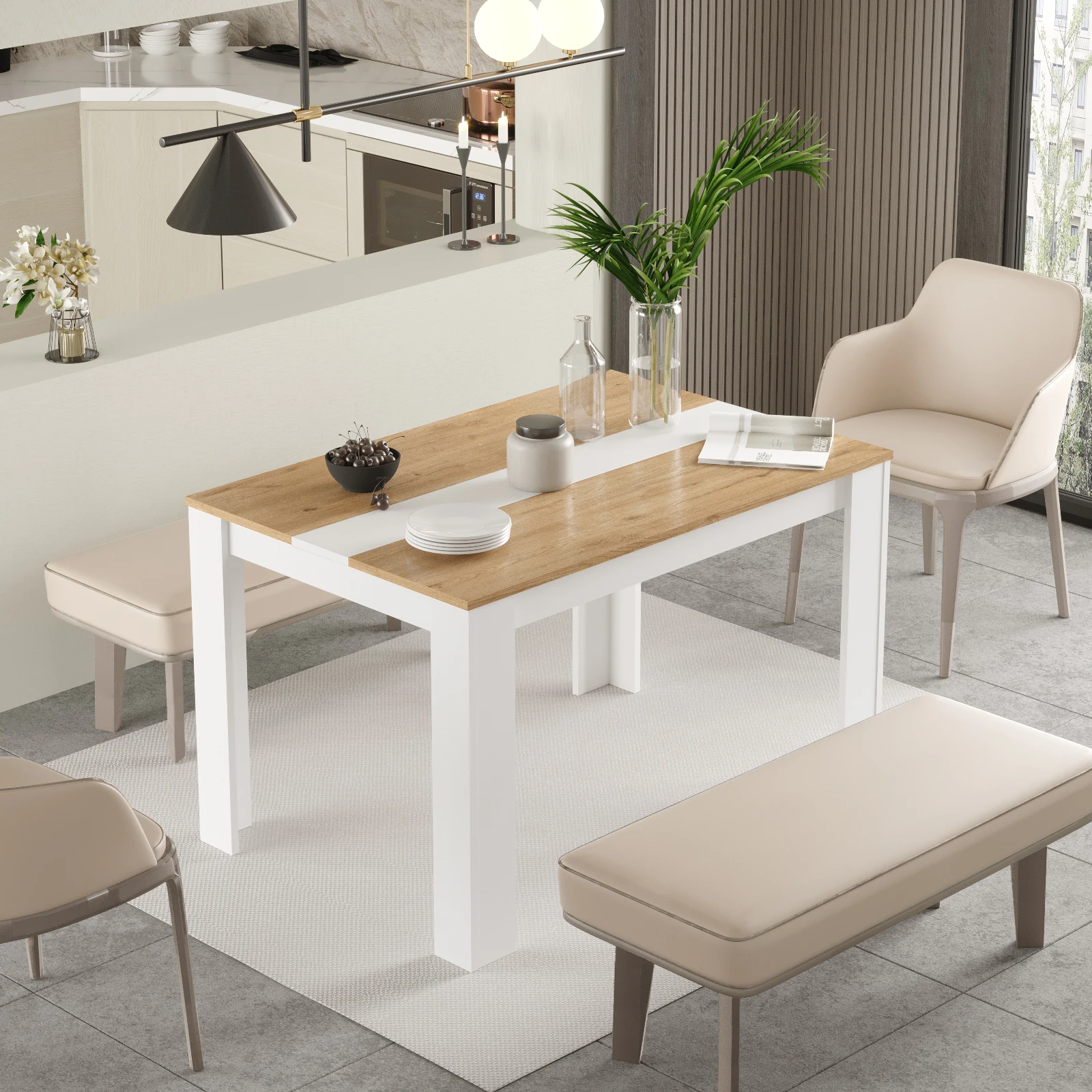 Future-Mutfak-ve-Yemek-Masasi-FR21-WS-1 Future Mutfak ve Yemek Masası FR21-SW - Görsel 1