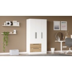 Nexus 3 Kapaklı Çekmeceli Gardırop NS3-SW - Görsel 3