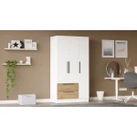 Nexus 3 Kapaklı Çekmeceli Gardırop NS3-SW - Görsel 3