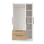 Nexus 3 Kapaklı Çekmeceli Gardırop NS3-SW - Görsel 5