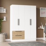 Nexus 4 Kapaklı Çekmeceli Gardırop NS4-SW - Görsel 2