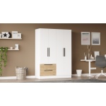 Nexus 4 Kapaklı Çekmeceli Gardırop NS4-SW - Görsel 3