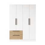 Nexus 4 Kapaklı Çekmeceli Gardırop NS4-SW - Görsel 4