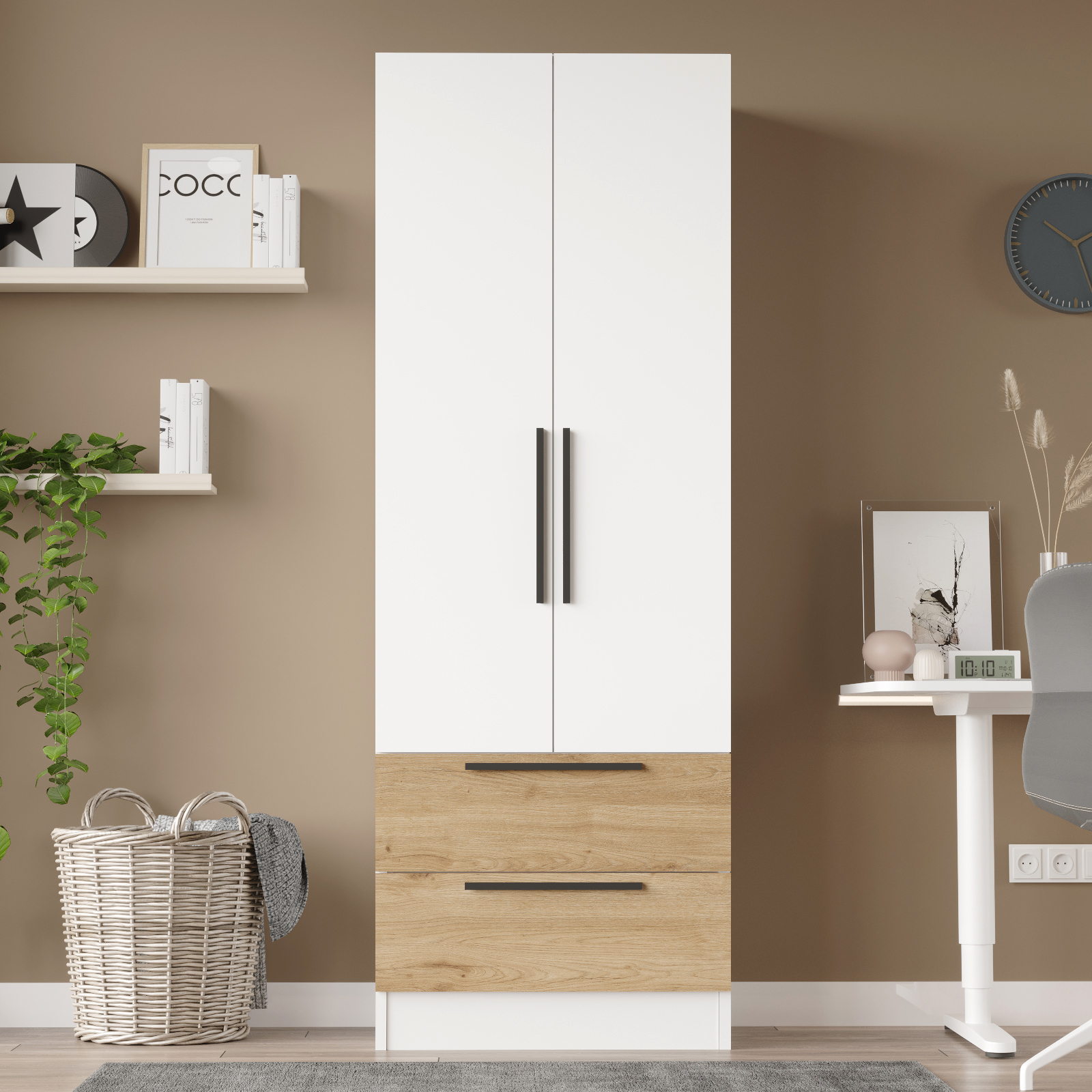 Nexus-Cekmeceli-Gardirop-NS2-SW-1 Nexus Çekmeceli Gardırop NS2-SW - Görsel 1