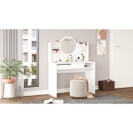 Ocean Makyaj Masası Aynalı ON28-W - Görsel 3