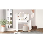 Ocean Makyaj Masası Aynalı ON28-W - Görsel 3