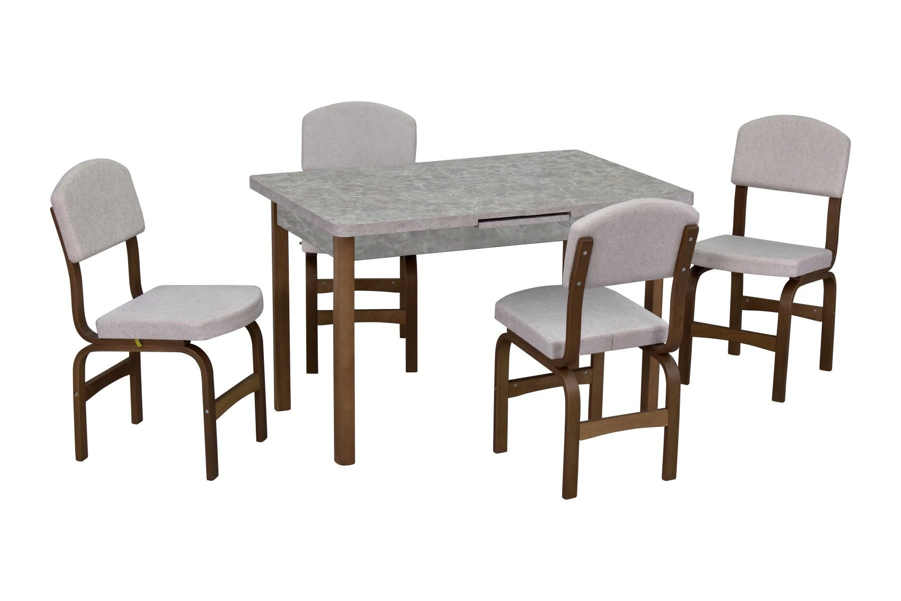 aa-ege-19-sandalye-2023-ekim3 Ege Sandalye Fırat Mutfak Masası Takımı - 80x120 cm Taş Desen/Kestane - Görsel 1