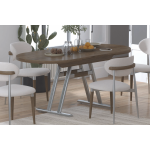 Venüs Sandalye Afyon Nikel Mutfak Masası Takımı - 80x140 cm 4 Adet