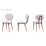 Akdeniz Sandalye Golf Mutfak Masası Takımı - 70x120 cm Beyaz - Naturel - 6 Adet - Görsel 2