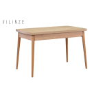 Akdeniz Sandalye Golf Mutfak Masası Takımı - 70x120 cm Gri - Naturel - 4 Adet - Görsel 3