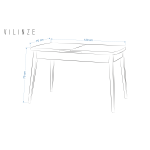 Akdeniz Sandalye Golf Mutfak Masası Takımı - 70x120 cm Beyaz - Beyaz/Naturel - 6 Adet - Görsel 6