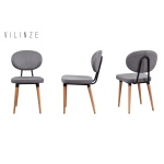 Akdeniz Ahşap Naturel Ayak Sandalye - Görsel 2