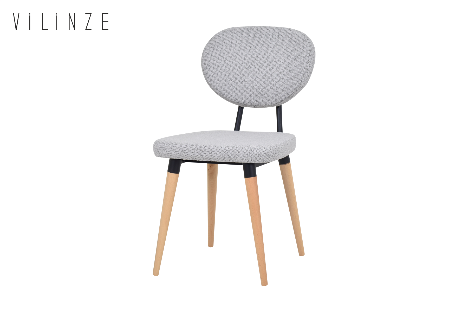 akdeniz-sigma-sandalye11 Akdeniz Ahşap Naturel Ayak Sandalye Teddy Açık Gri - Görsel 1