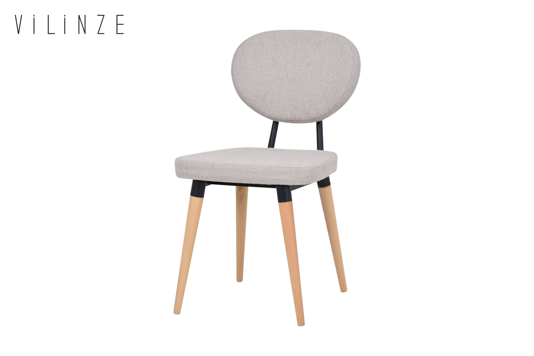 akdeniz-sigma-sandalye13 Akdeniz Ahşap Naturel Ayak Sandalye Teddy Bej - Görsel 1