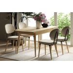 Akdeniz Sandalye Golf Mutfak Masası Takımı - 70x120 cm