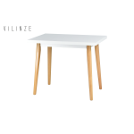 Avanos Sabit Mdf Mutfak Masası - 60x90 Cm Beyaz - Naturel