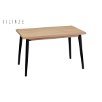 Avanos Sabit Mdf Mutfak Masası - 70x120 Cm Naturel - Siyah