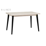 Avanos Sabit Mdf Mutfak Masası - 70x120 Cm Traverten - Siyah