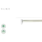 Avanos Katlanır Mdf Ahşap Mutfak Masası - 70x80 cm (70x120 cm) Beyaz - Naturel - Görsel 5