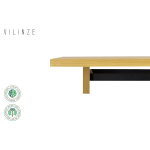 Avanos Katlanır Mdf Ahşap Mutfak Masası - 70x80 cm (70x120 cm) Naturel - Siyah - Görsel 5