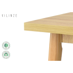 Avanos Katlanır Mdf Ahşap Mutfak Masası - 70x80 cm (70x120 cm) Naturel - Naturel - Görsel 4