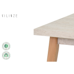 Avanos Sabit Mdf Mutfak Masası - 80x140 Cm Traverten - Naturel - Görsel 2