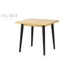 Avanos Sabit Mdf Mutfak Masası - 80x80 Cm Naturel - Siyah