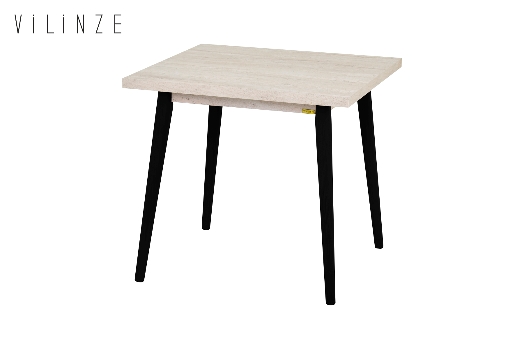 avanos-8080-ideasoft15 Avanos Sabit Mdf Mutfak Masası - 80x80 Cm Traverten - Siyah - Görsel 1