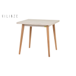 Avanos Sabit Mdf Mutfak Masası - 80x80 Cm Traverten - Naturel