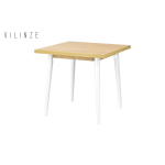 Avanos Sabit Mdf Mutfak Masası - 80x80 Cm Naturel - Beyaz