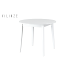 Avanos Yuvarlak Sabit Mdf Mutfak Masası - Q90 Cm Beyaz - Beyaz