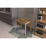 Avanos Sabit Mdf Mutfak Masası - 60x90 Cm Beyaz - Beyaz - Görsel 4