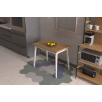 Avanos Sabit Mdf Mutfak Masası - 60x90 Cm Beyaz - Beyaz - Görsel 8