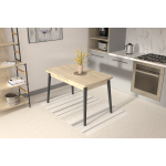 Avanos Ahşap Açılır Kapanır Mdf Mutfak Masası - 70x120+30 cm Beyaz - Beyaz - Görsel 8