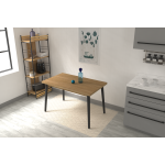 Avanos Sabit Mdf Mutfak Masası - 70x120 Cm Beyaz - Beyaz - Görsel 6