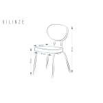 Damla Sevilla Metal Sandalye - Görsel 4