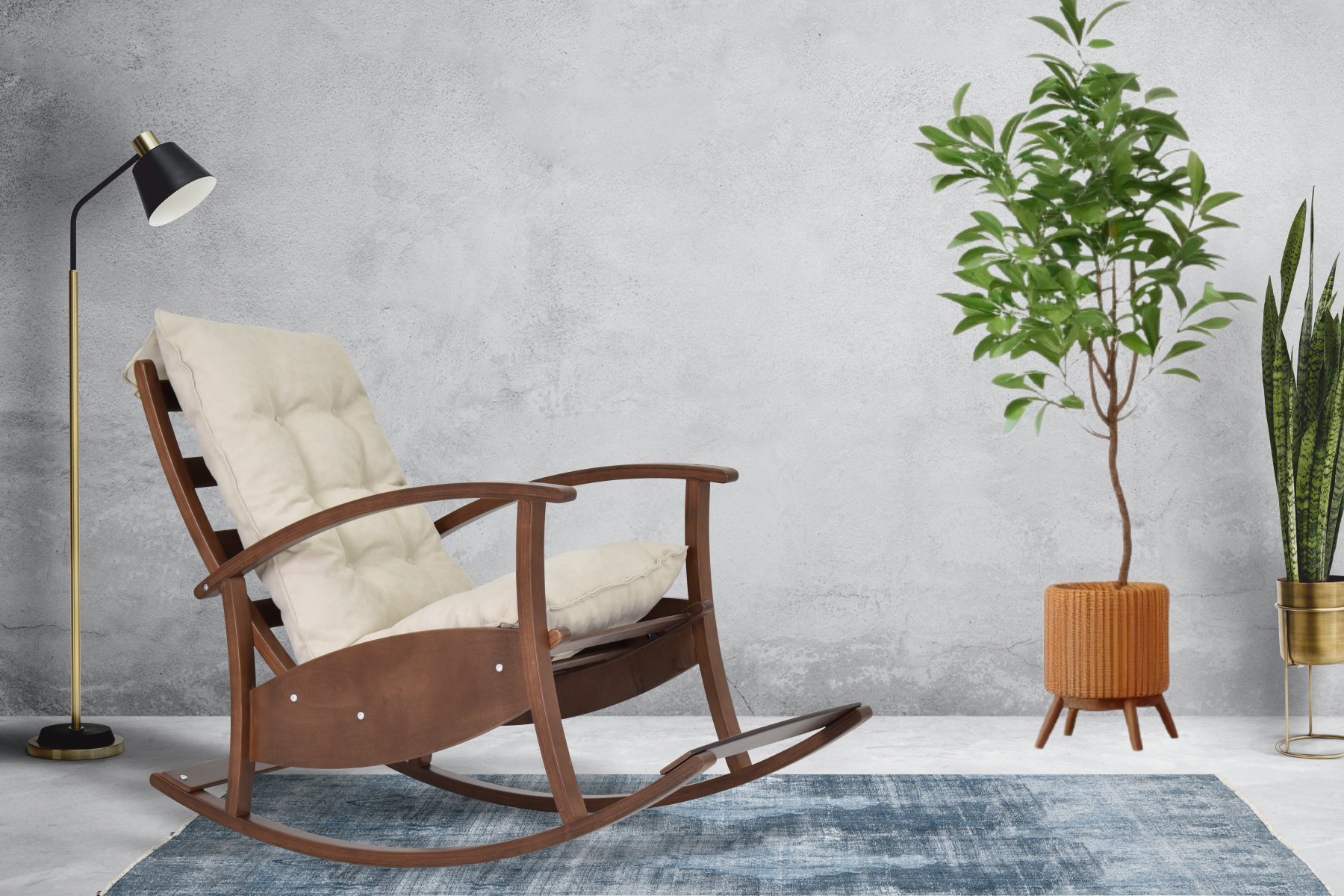 dandini-yeni-kestane-sallanan-sandalye-ideasoft37 Dandini Kestane Ahşap Sallanan Koltuk Tv Sandalyesi Krem - Görsel 1