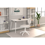 Vilinze Deniz Çalışma Koltuğu Tekerlekli Ofis Sandalyesi Beyaz - Teddy Beyaz