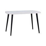 Deniz Sandalye Argos Ahşap Mutfak Masası Takımı - 70x120 Cm Gri - Beyaz/Siyah - Görsel 3