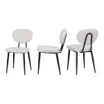 Deniz Sandalye Argos Ahşap Mutfak Masası Takımı - 70x120 Cm Beyaz - Naturel/Siyah - Görsel 4