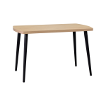 Deniz Sandalye Argos Ahşap Mutfak Masası Takımı - 70x120 Cm Gri - Naturel/Siyah - Görsel 2