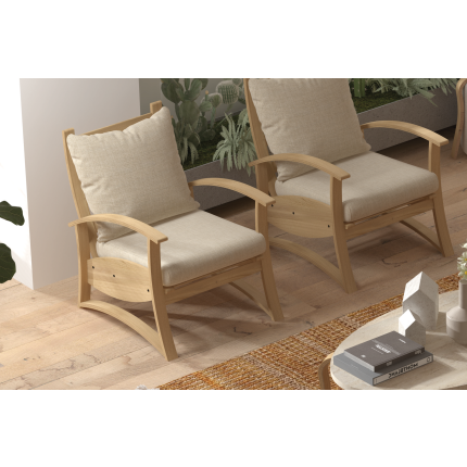 Nora Ahşap Tek Kişilik Berjer