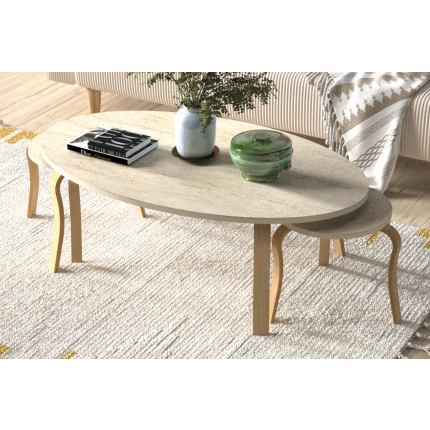 Eva Yavrulu Orta Sehpa 70x120 cm