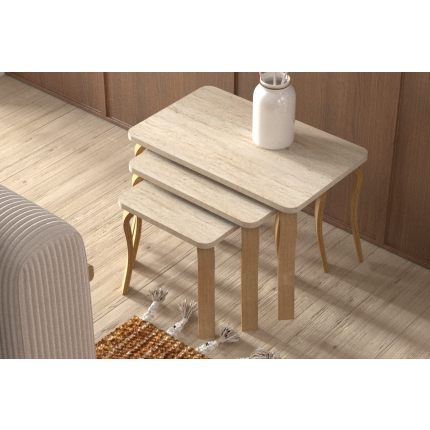 Eva 3'lü Zigon Sehpa