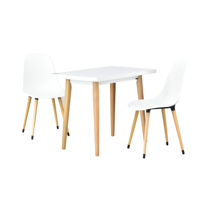 Eames Sandalye Avanos Ahşap Mdf Mutfak Masası Takımı 60*90 cm