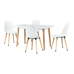 Eames Sandalye Avanos Ahşap Mdf Mutfak Masası Takımı 70*120 cm - Görsel 2
