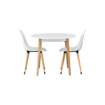 Eames Sandalye Avanos Ahşap Mdf Mutfak Masası Takımı 90*90 cm - Görsel 2