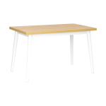 Eames Sandalye-Bank Avanos Ahşap Mdf Mutfak Masası Takımı - 70x120 Cm Beyez-Beyaz/Naturel - Görsel 6